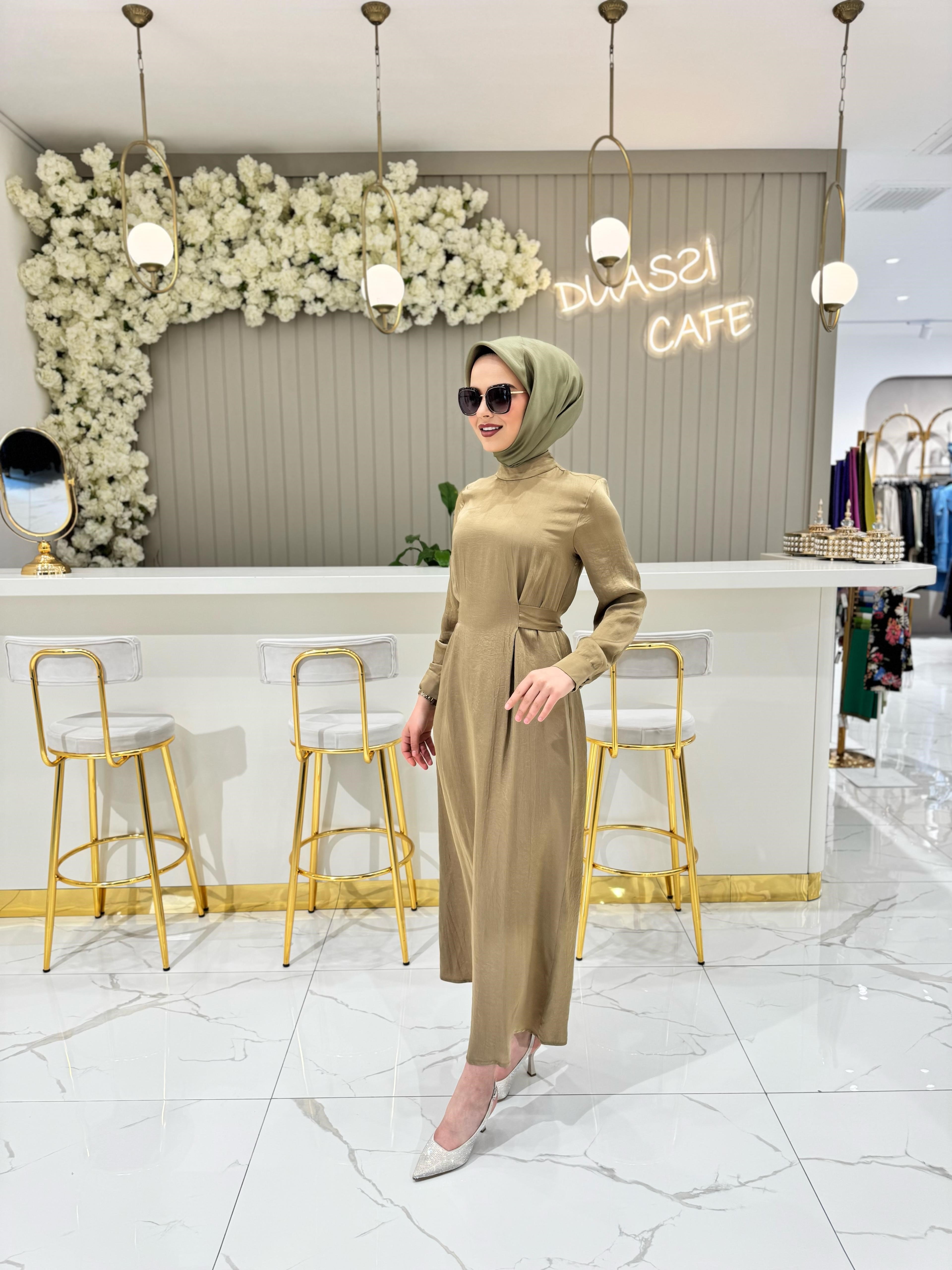 Nuss Elbise 2042-C - CAMEL