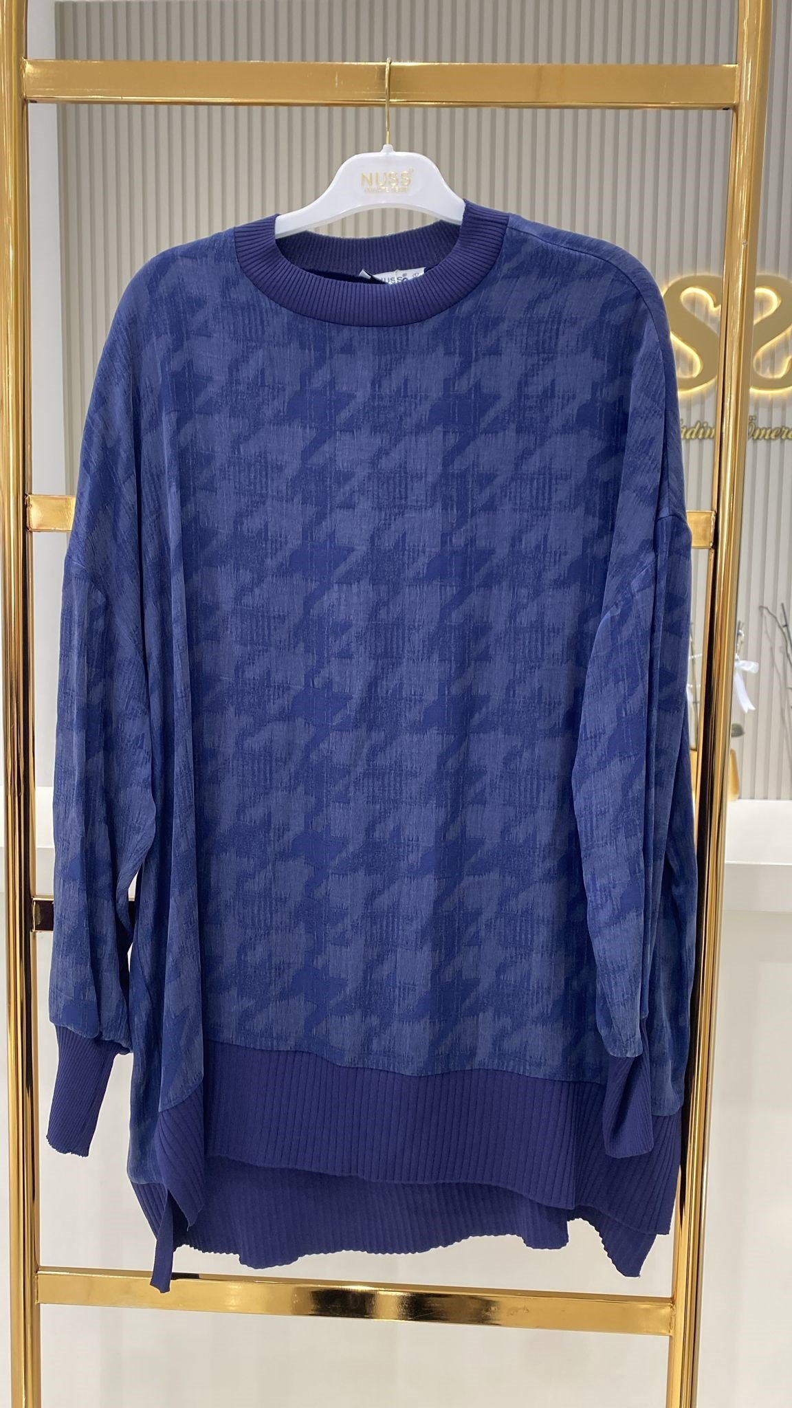Nuss Tunik 3009-L - LACİVERT