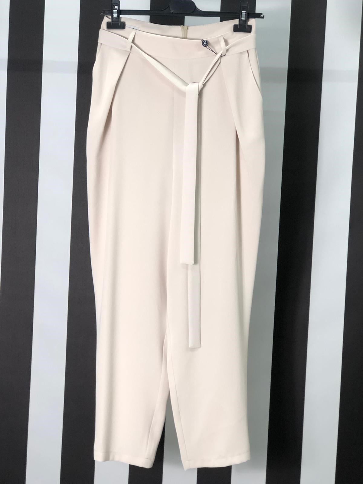 Pileli Rahat Kesim Pantolon 5537 - BEJ