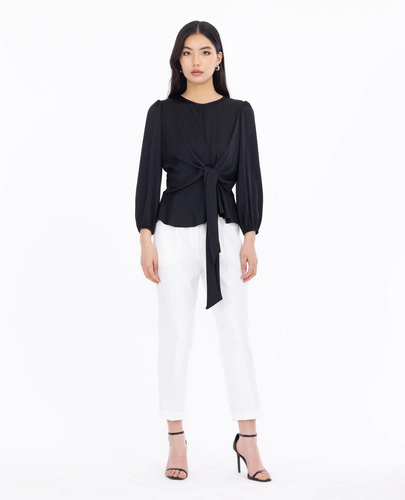 Seçil Bluz 10019-S - SİYAH