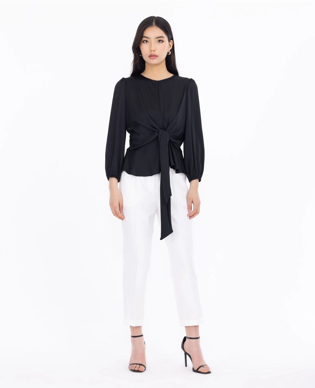 Seçil Bluz 10019-S - SİYAH