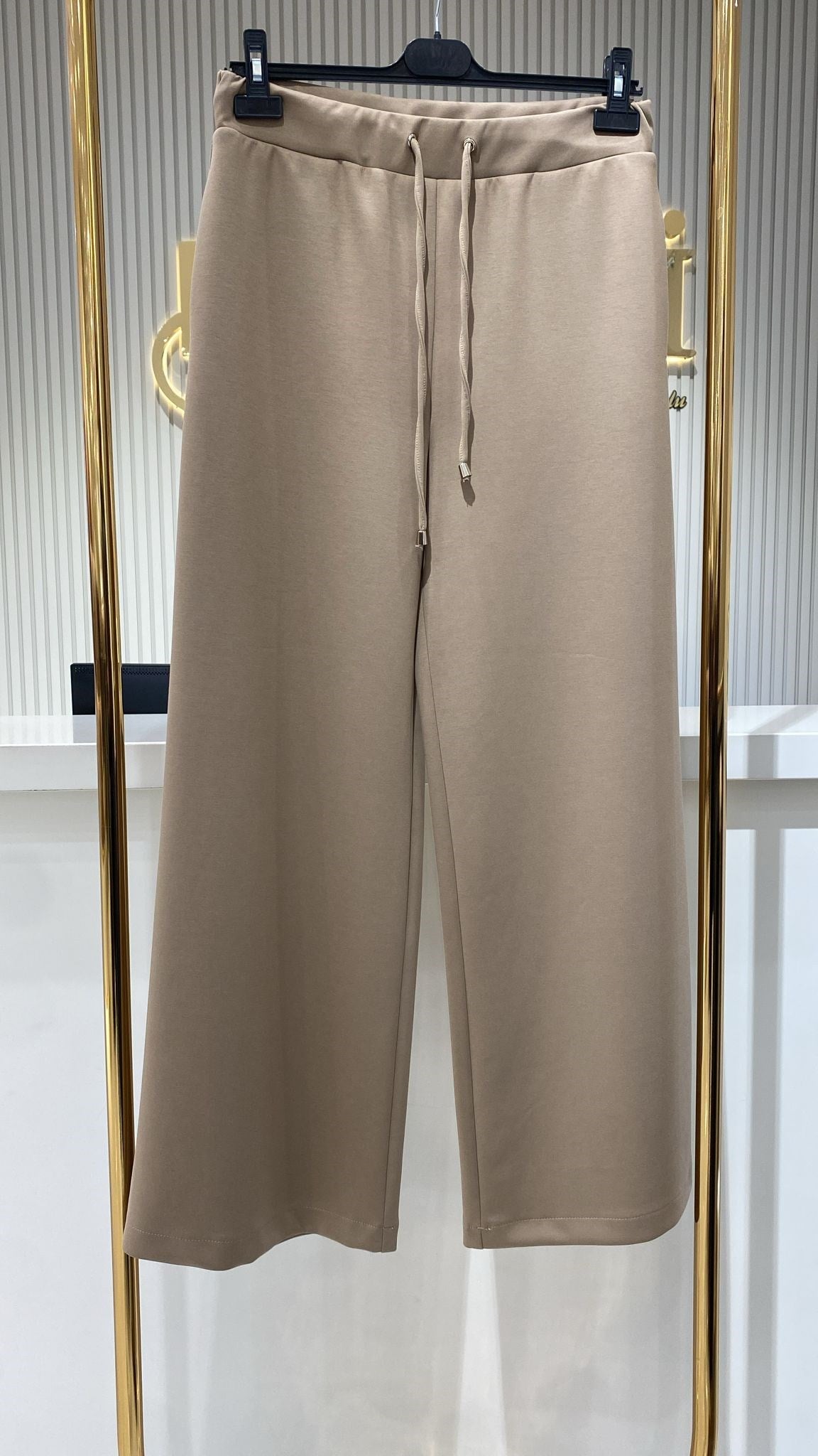 Sentez 5655 Jessica Kapak Cepli Geniş Paça Pantolon