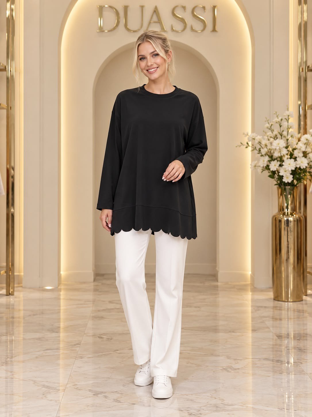 Tığ Triko Tnk.4103.01 - Oversize Tunik