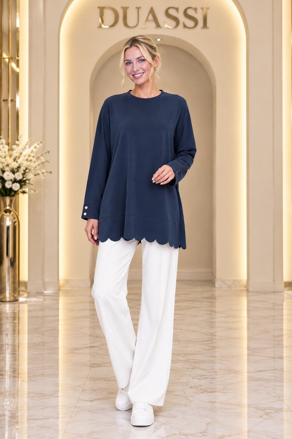 Tığ Triko Tnk.4103.01 - Oversize Tunik