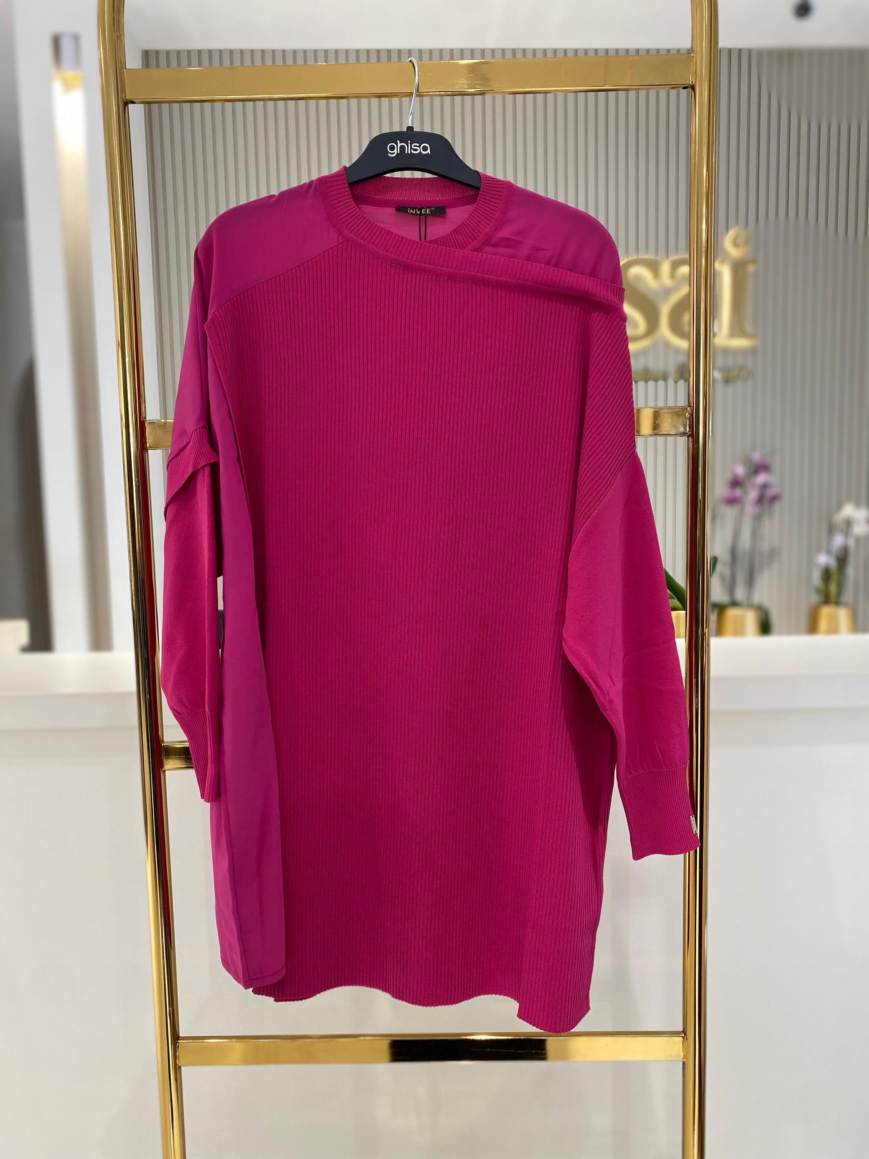Tunik 6250-FUŞ - fuşya