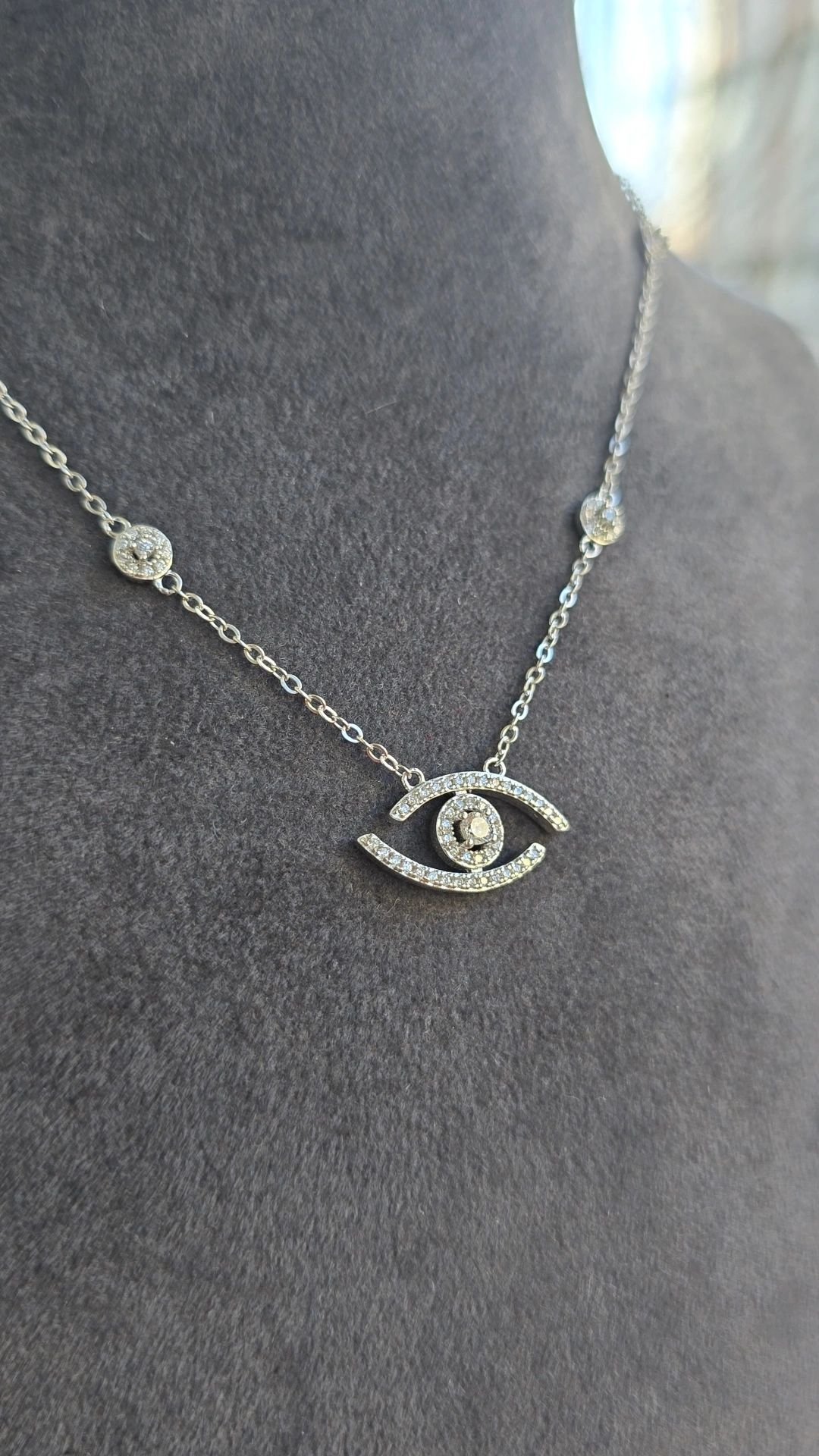 Silver Göz Kolye