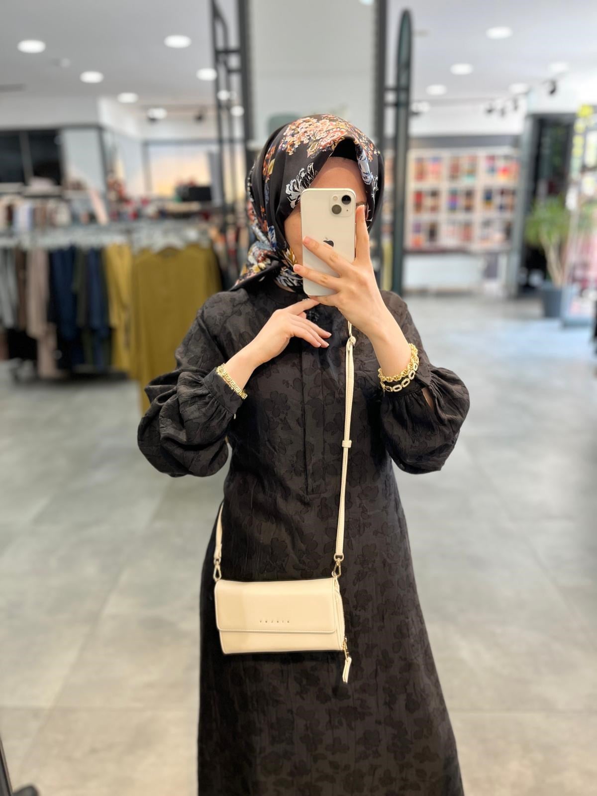 Tuğba Balon Kol Elbise - Siyah