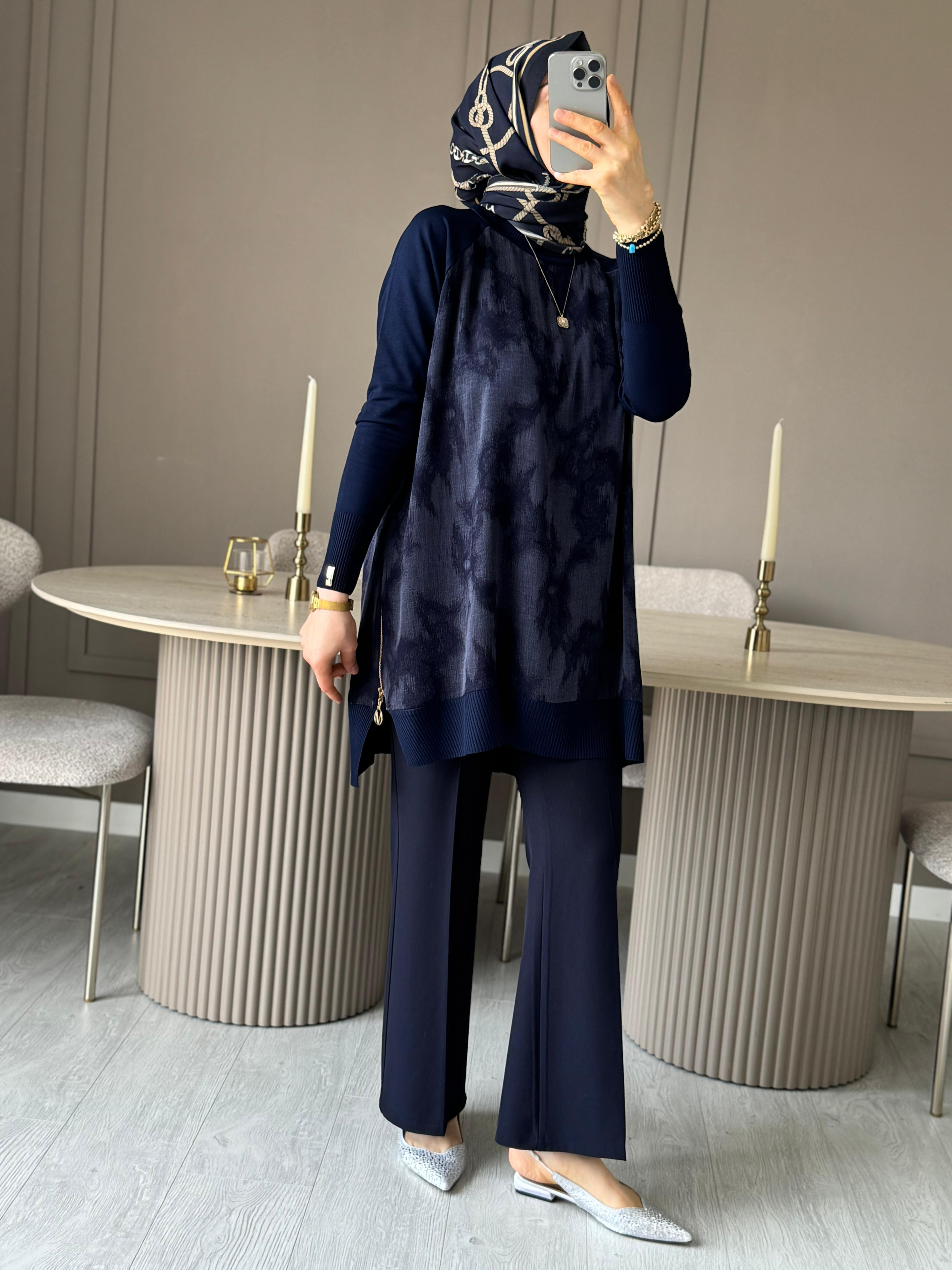 tunikcupradesenfermuarlı