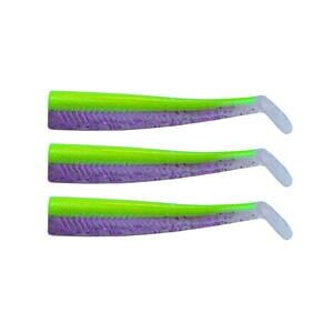 GT-Bio 3x Bodies Roller Shad 125-Chart Purple Glass UV