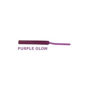 Ryuji Tiny Worm  Lrf Silikonu 5cm Purple Glow18Pcs