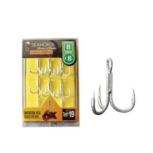 Sea Horse Diamond Scaled Sharp Hook Oty:8 No:8