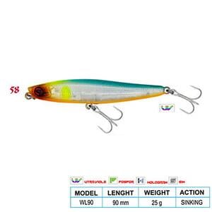 Wily RIPPER CL:58 90mm 25gr Sinking