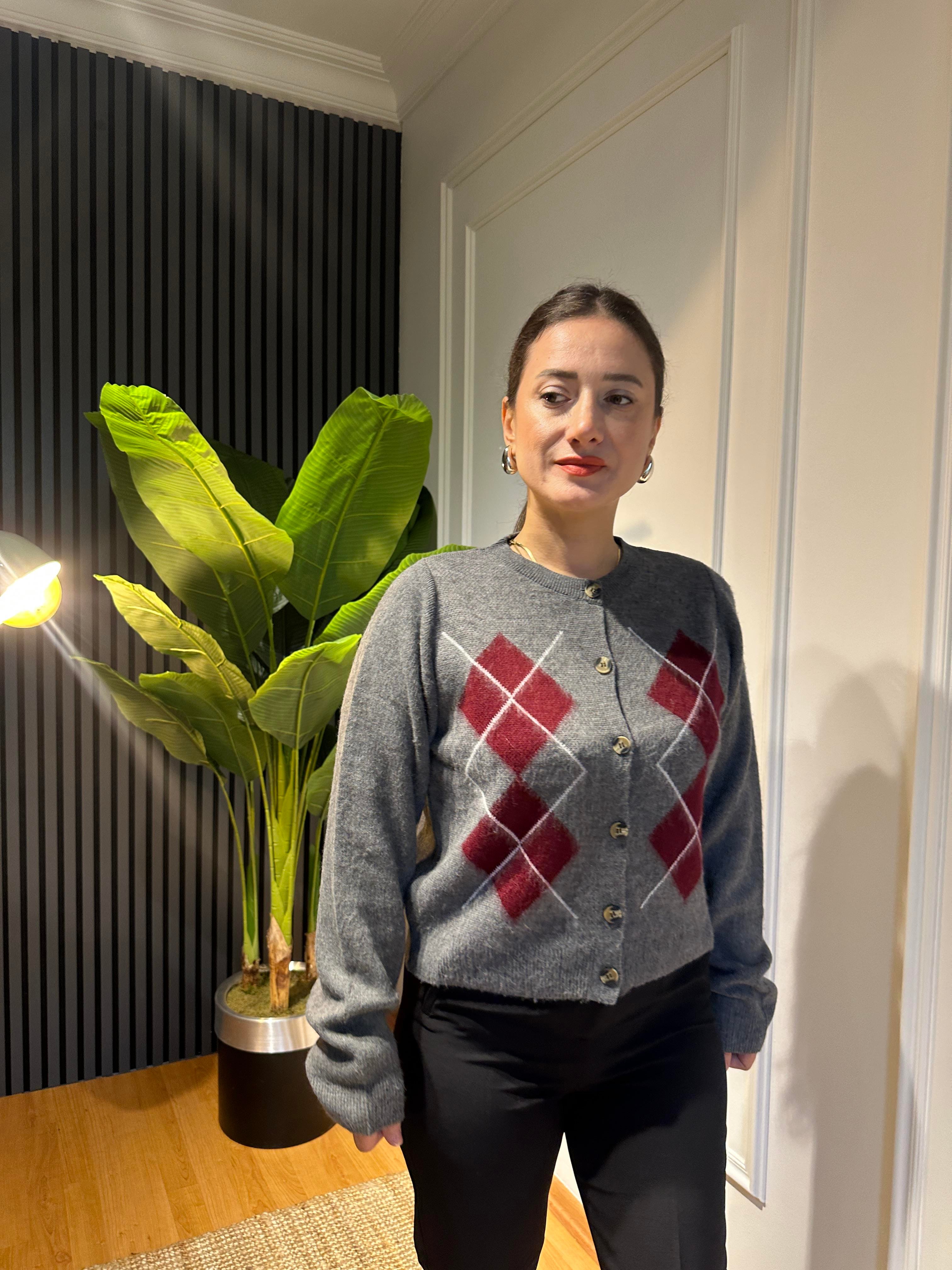 BAKLAVA DESEN HIRKA ANTRASİT