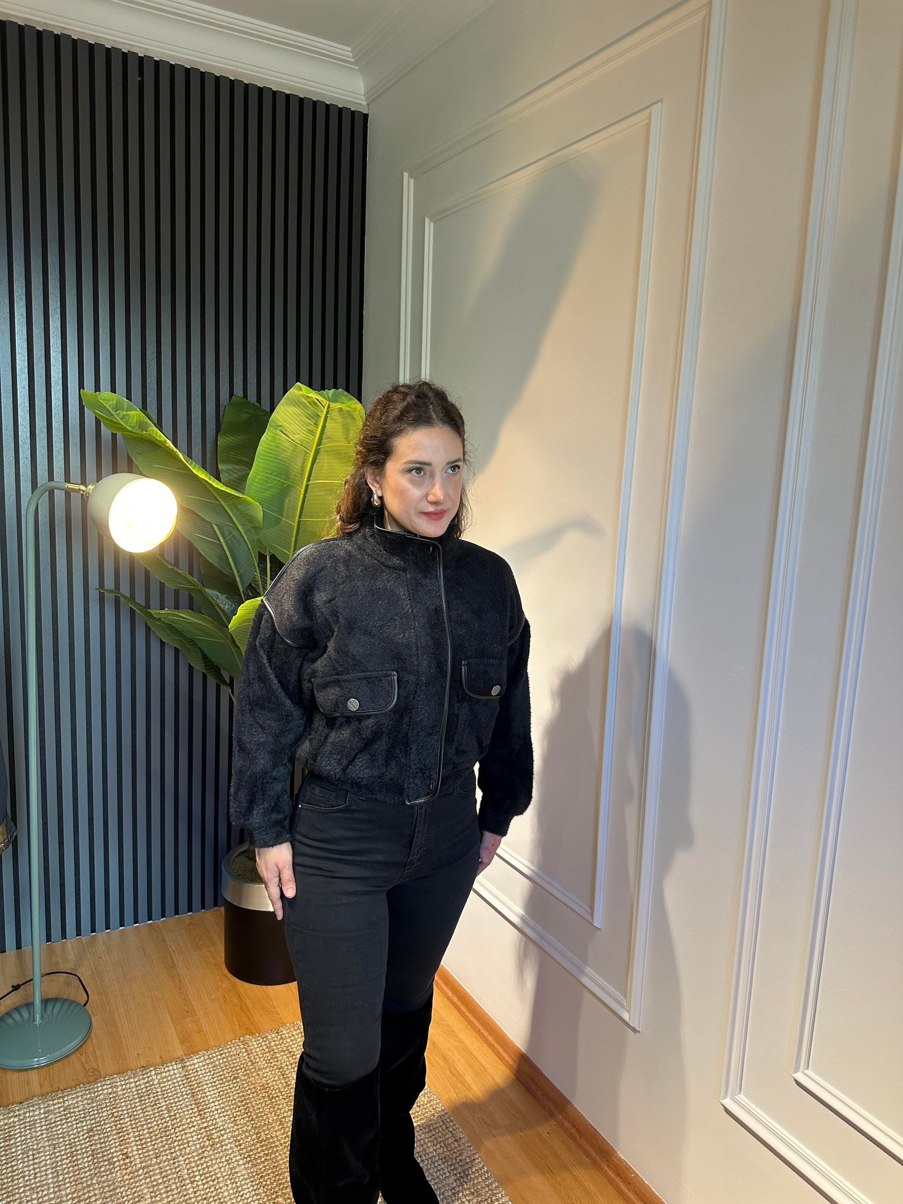 KOT PANTOLON SKINNY LİKRALI SİYAH