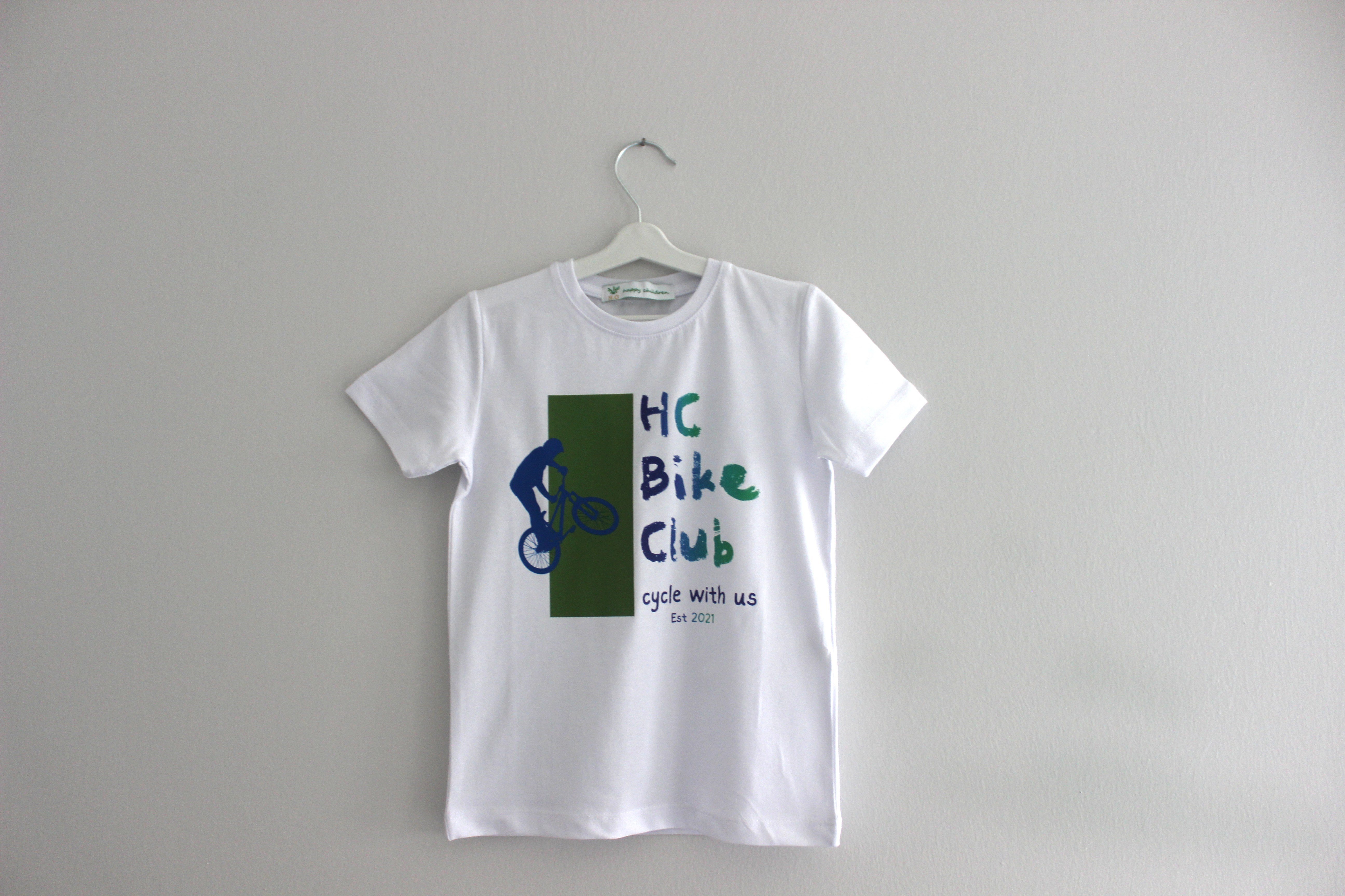 BEYAZ HC BYCLE CLUB BASİC TİŞÖRT