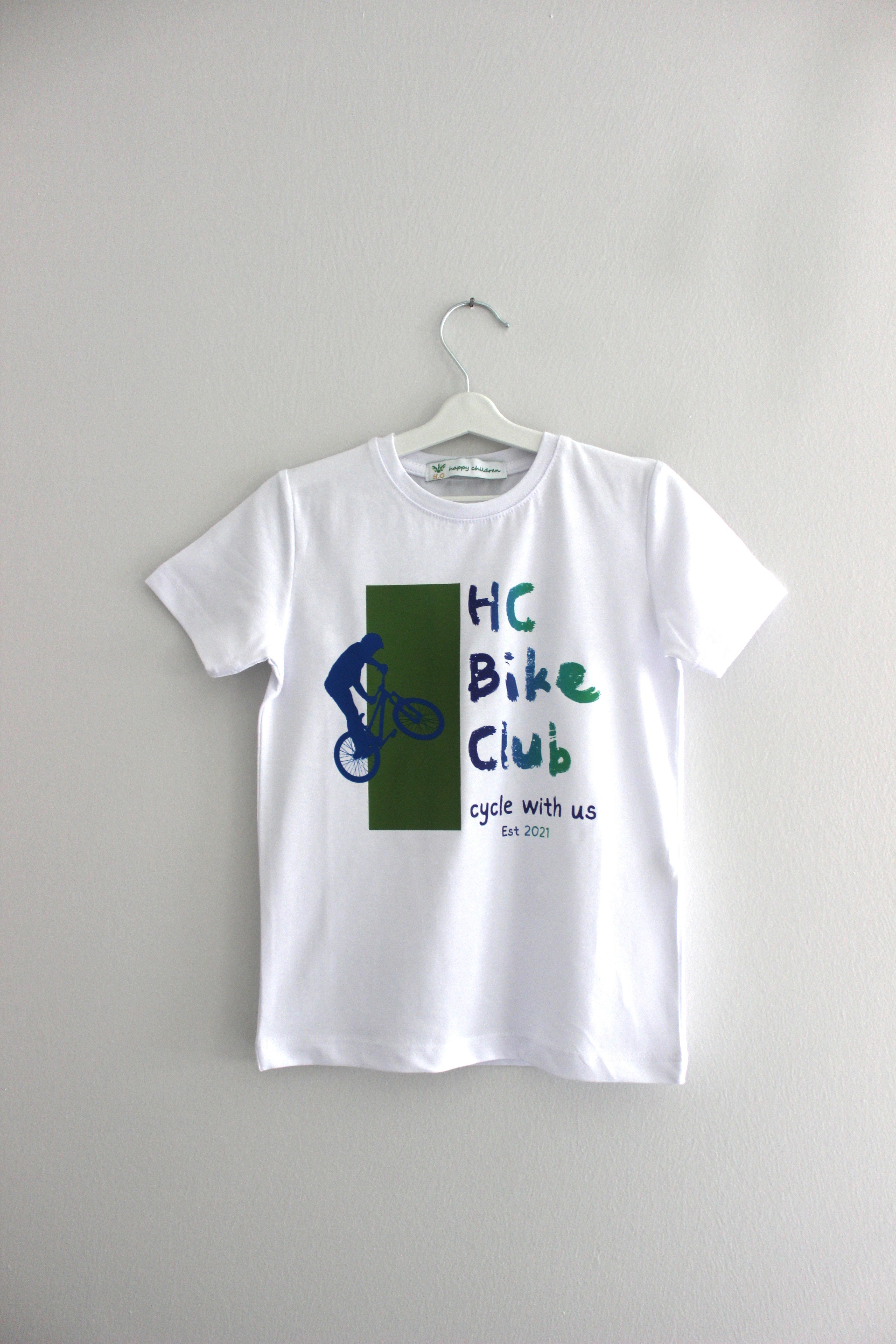 BEYAZ HC BYCLE CLUB BASİC TİŞÖRT