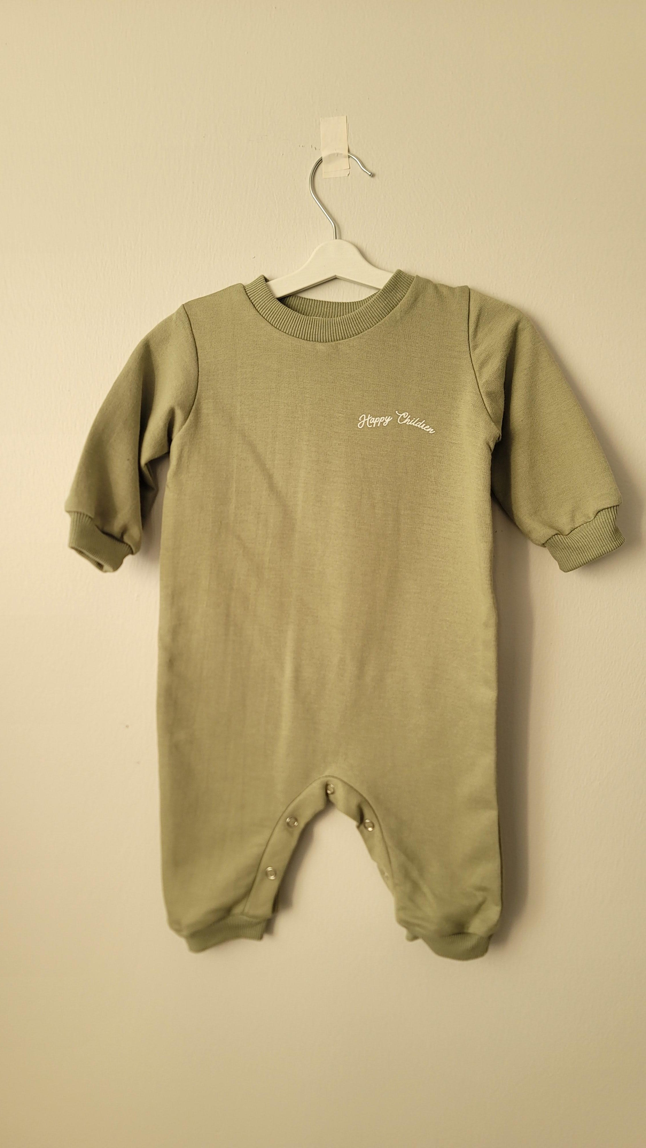YEŞİL BEBEK BASIC TULUM