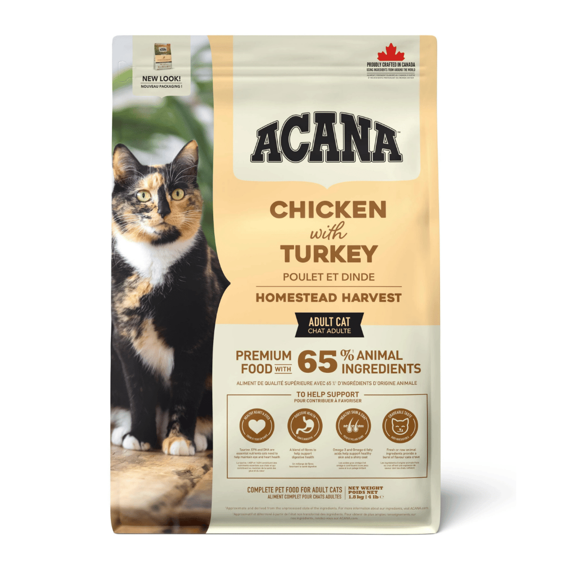 Acana Homestead Harvest Tavuklu Hindili Kedi Maması 1.8 kg