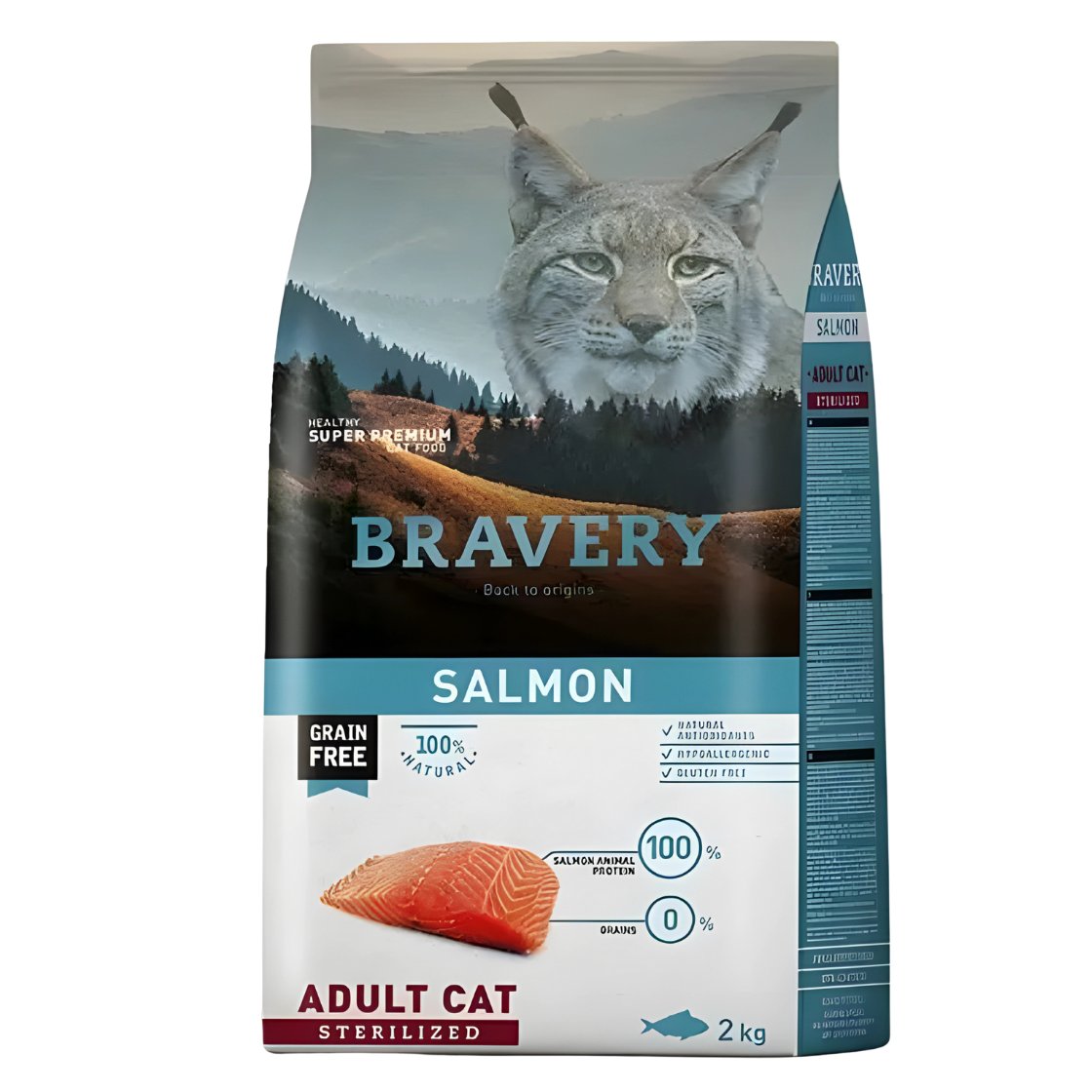 Bravery Somon Balıklı Kısırlaştırılmış Kedi Maması 2 Kg