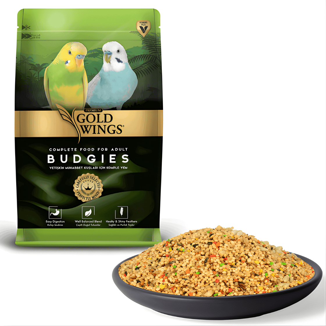 Gold Wings Premium Meyveli Muhabbet Kuşu Yemi 1 Kg