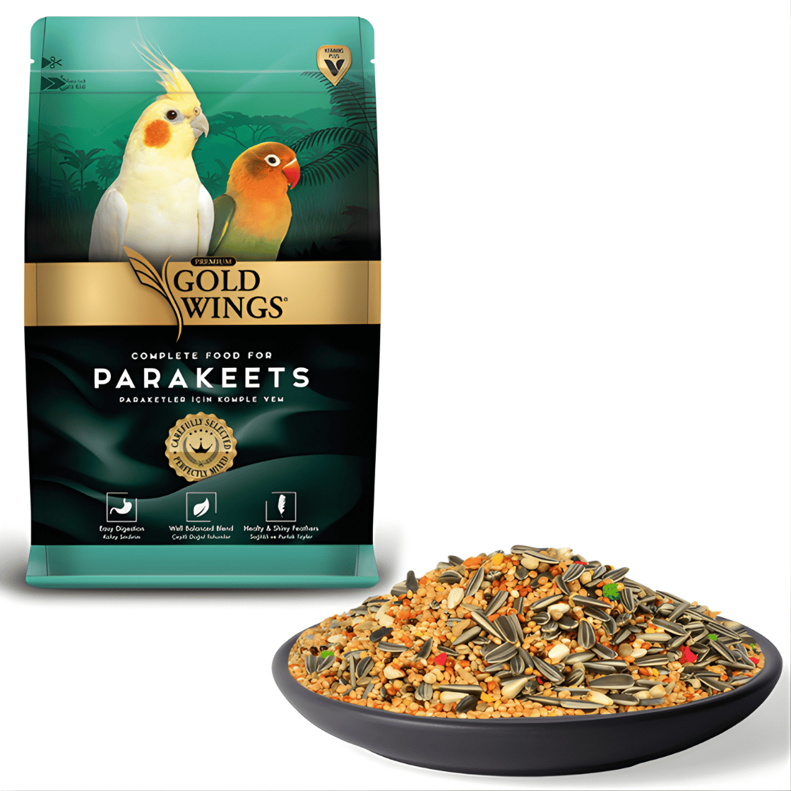 Gold Wings Premium Paraket Tropikal Kuş Yemi 1 Kg