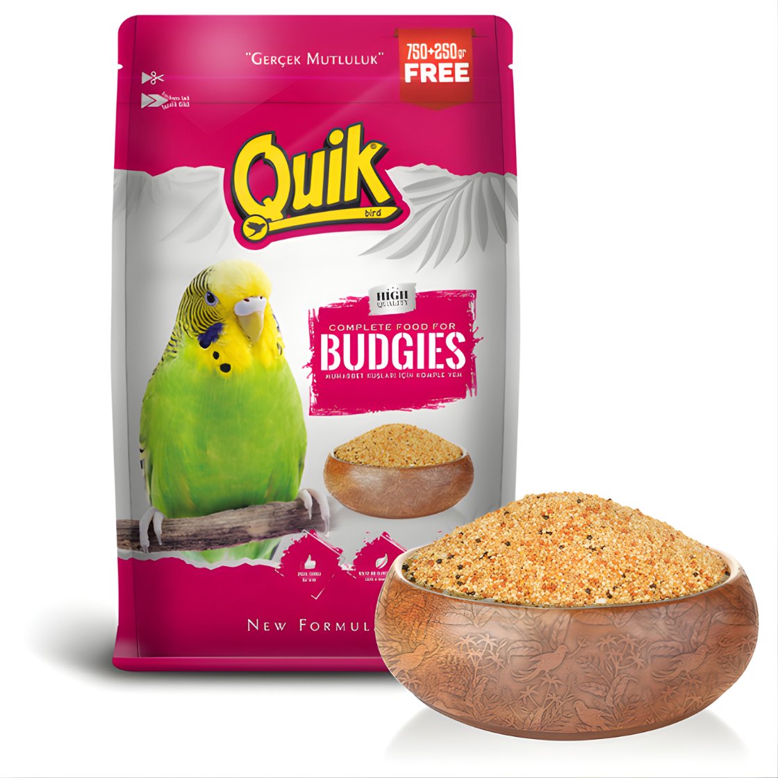 Quik Muhabbet Kuşu Yemi 750 Gr + 250 Gr