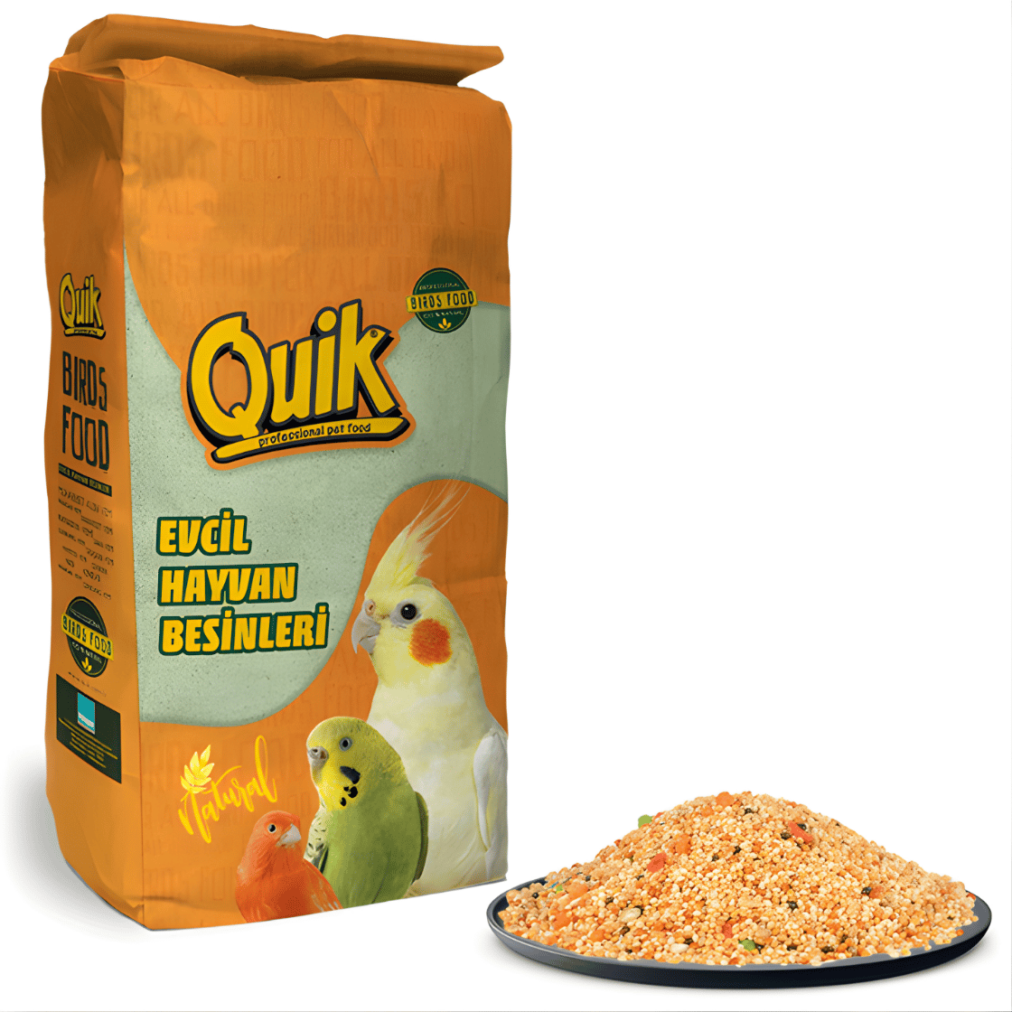 Quik Q100 Meyveli Lüx Muhabbet Yemi 20 kg