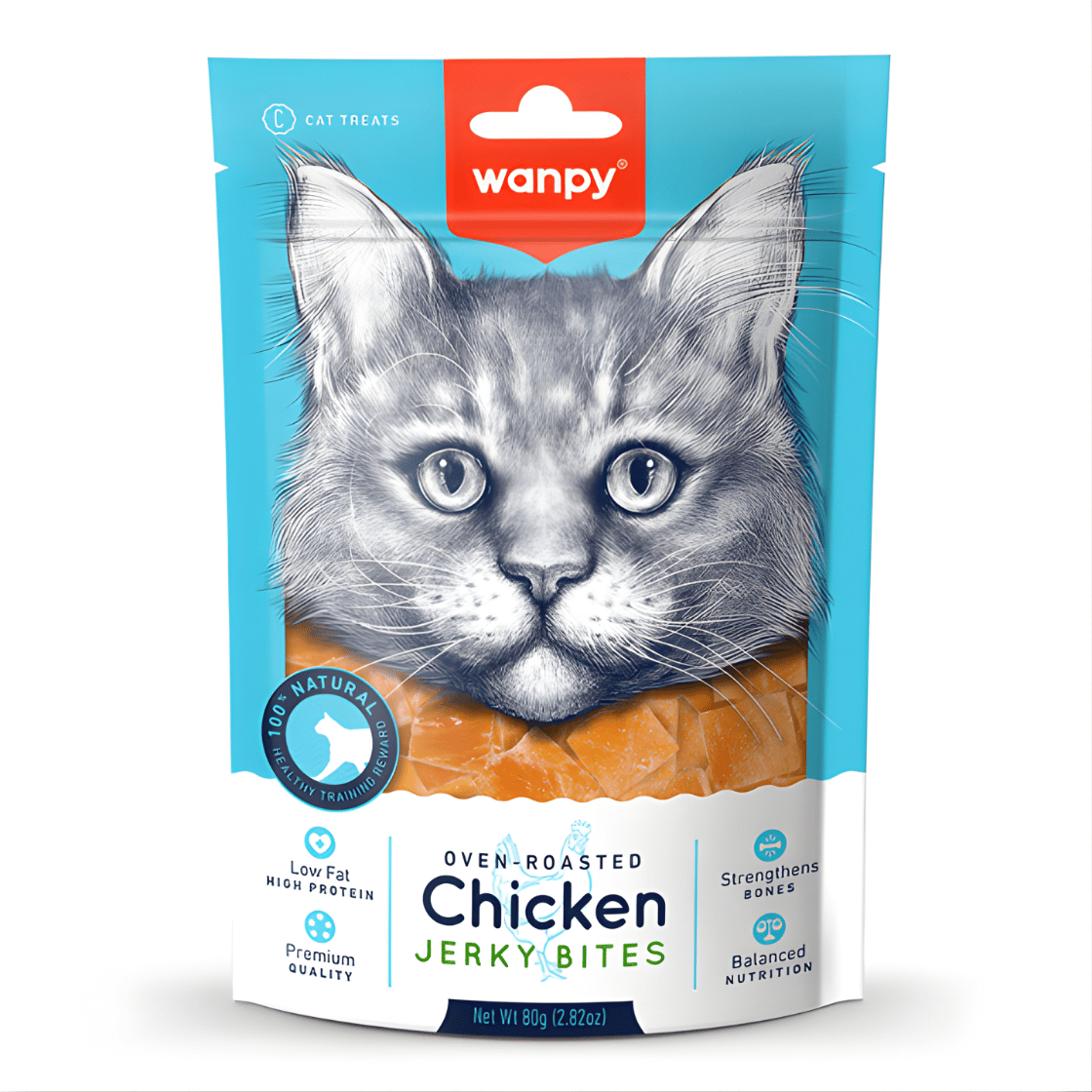 Wanpy Gerçek Tavuk Yumuşak Kedi Ödülü 80 gr