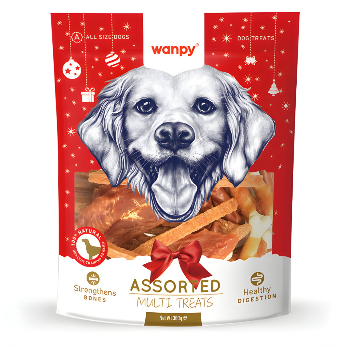 Wanpy Karışık Yılbaşı Köpek Ödülü 300 gr