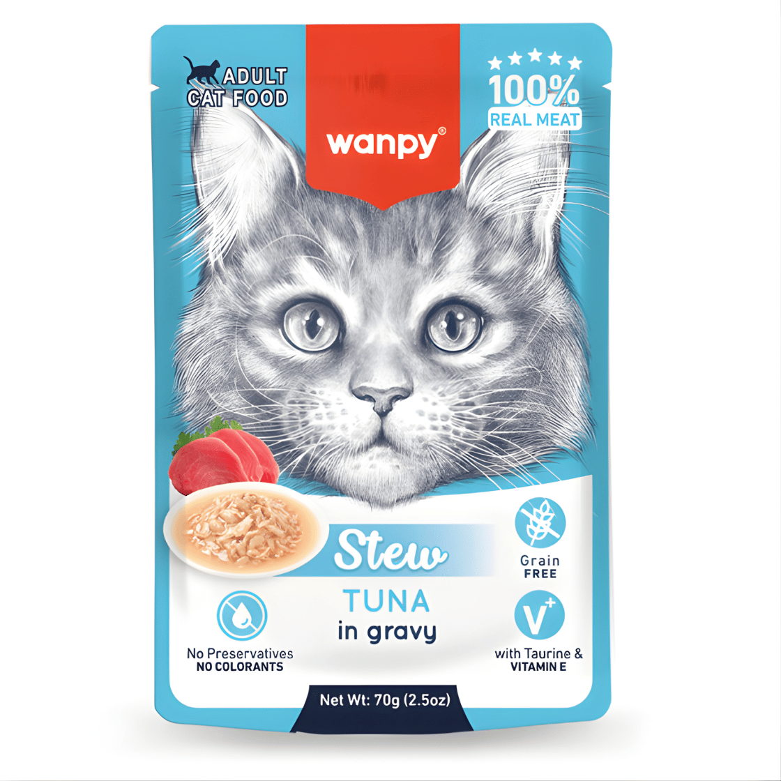 Wanpy Pouch Ton Balıklı Yaş Kedi Maması 70 gr