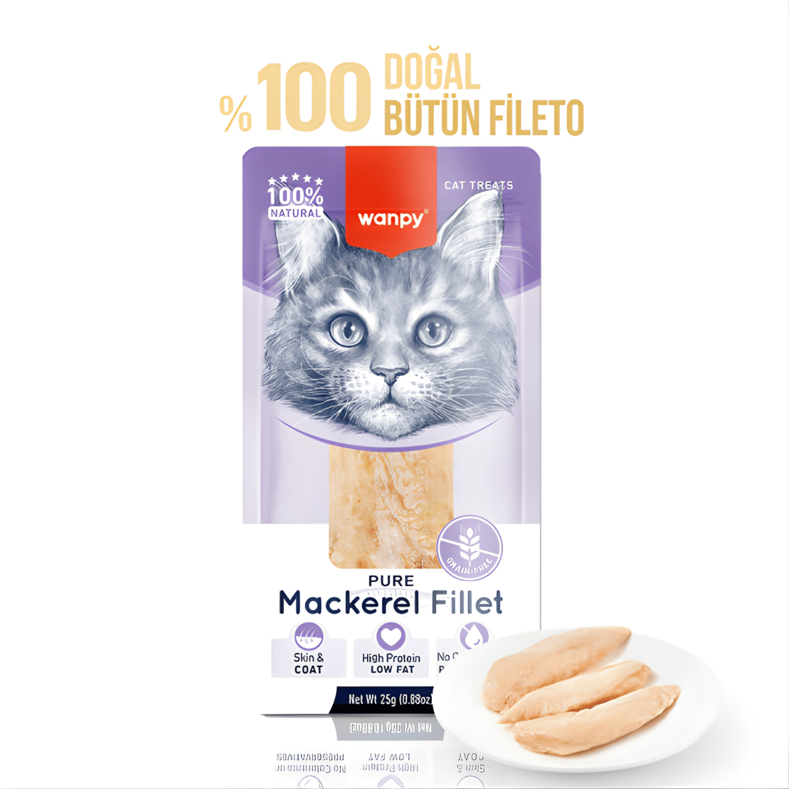 Wanpy Uskumru Fileto 25g Kedi Ödülü