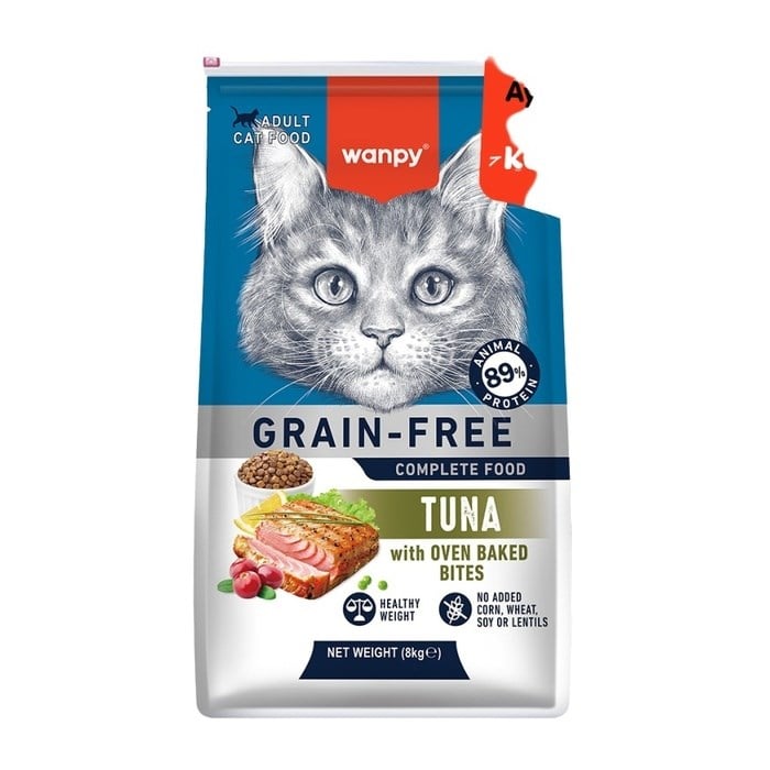 Wanpy Wanpy Tahılsız Ton Balıklı Yetişkin Kediler İçin Kedi Maması 8 Kg