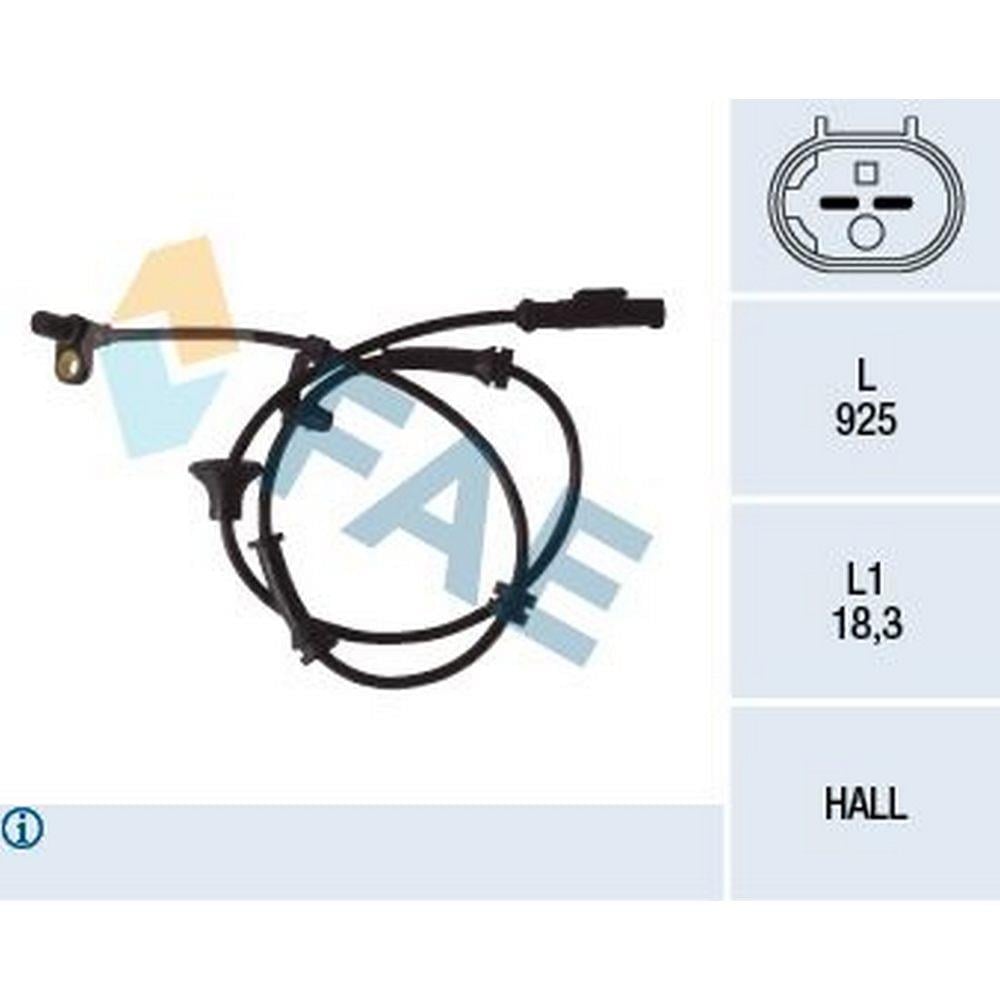 ABS HIZ SENSÖRÜ ARKA SAG-SOL- C1-107-108-AYGO 05 >