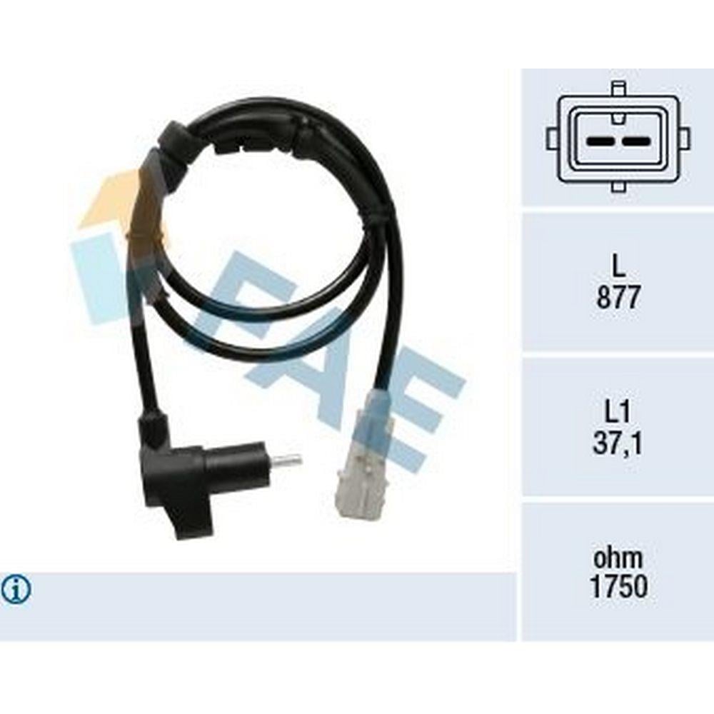 ABS HIZ SENSORU ARKA SAG / SOL P406 BOY: 809MM