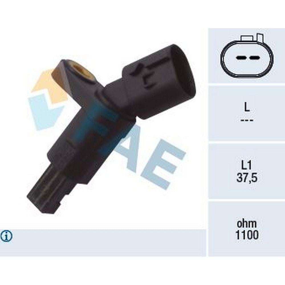 ABS KABLOSU SENSORU ARKA SOL A3 TT AROSA TOLEDO OCTAVIA BORA GOLF LUPO NEW BEETLE