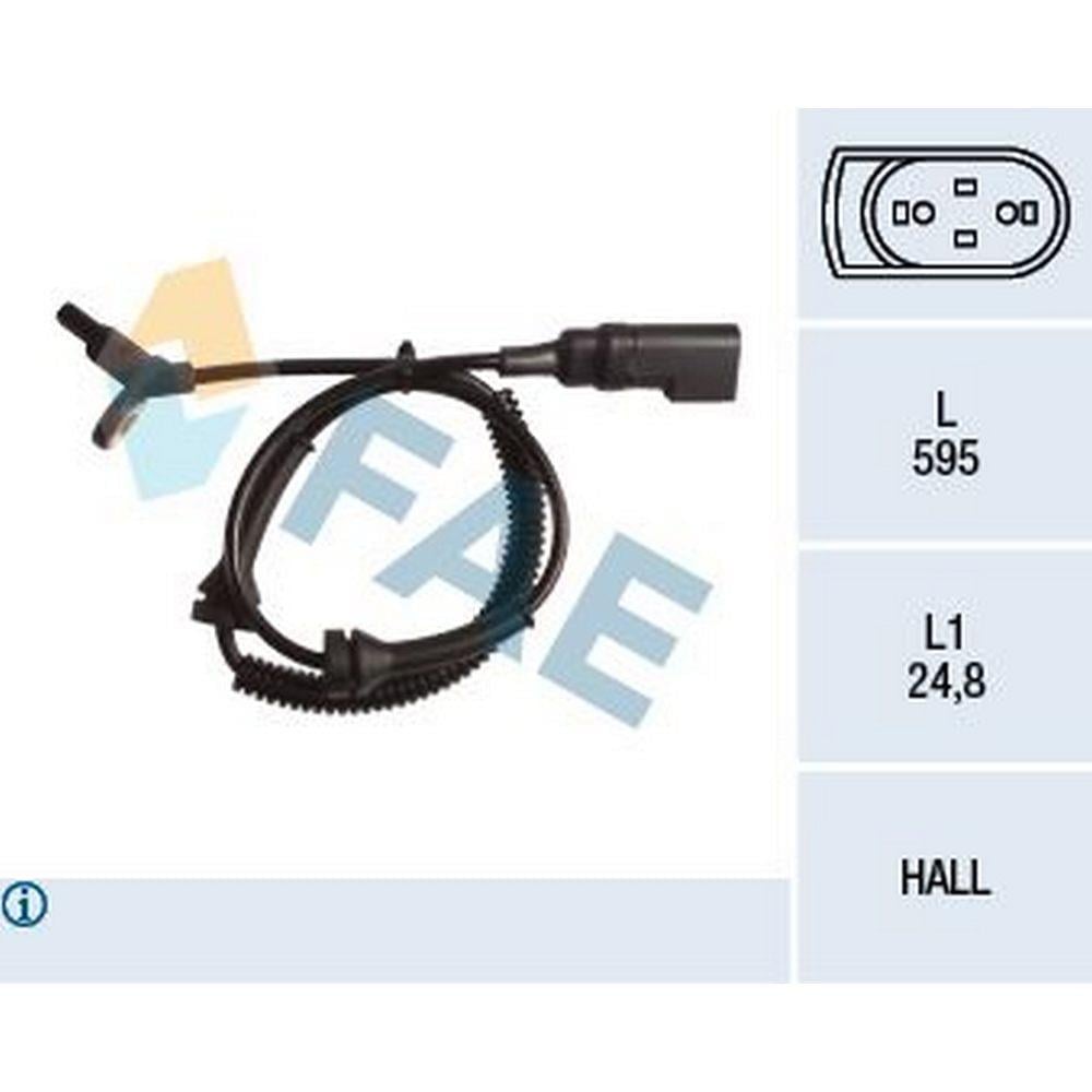ABS KABLOSU SENSORU ON SAG SOL CONNECT 02>13 1.8TDCI BOY 546MM