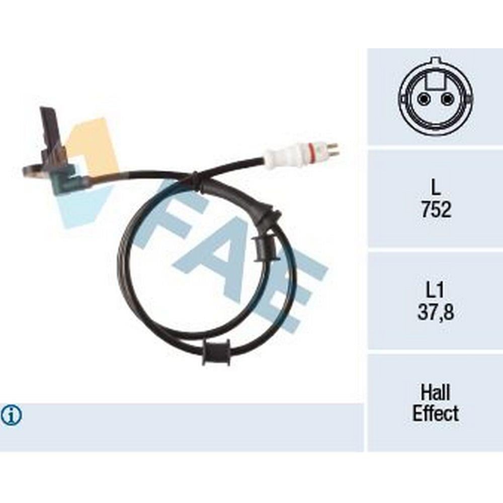 ABS SENSOR KABLO ARKA SOL KANGOO
