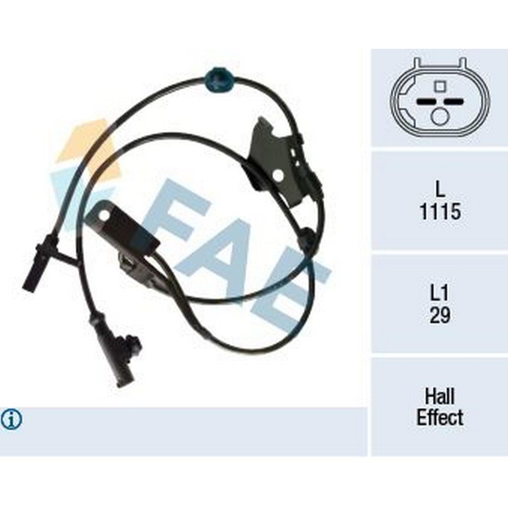 ABS SENSORU ON SOL AURIS AVENSIS COROLLA VERSO 07>