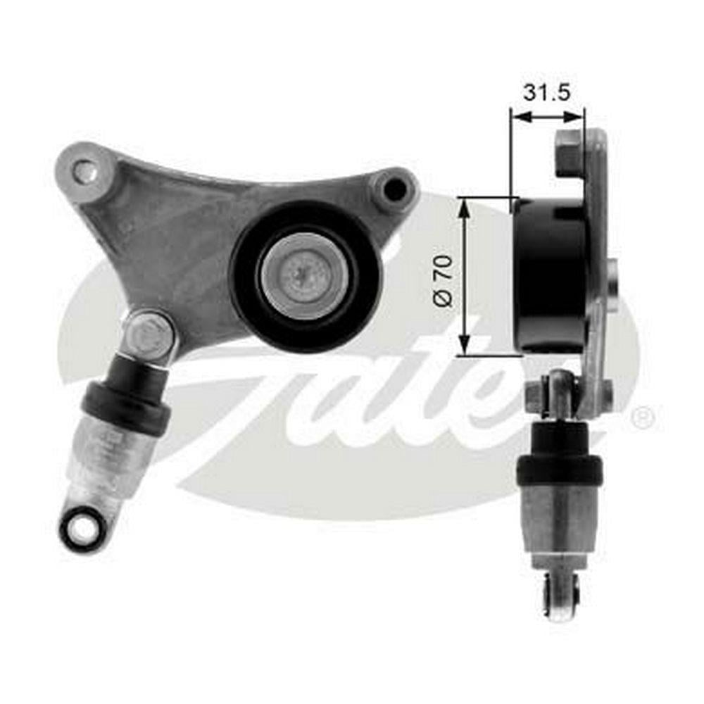 ALTERNATOR GERGI RULMANI AMORTISORLU AVENSIS RAV4 2.0 2.4