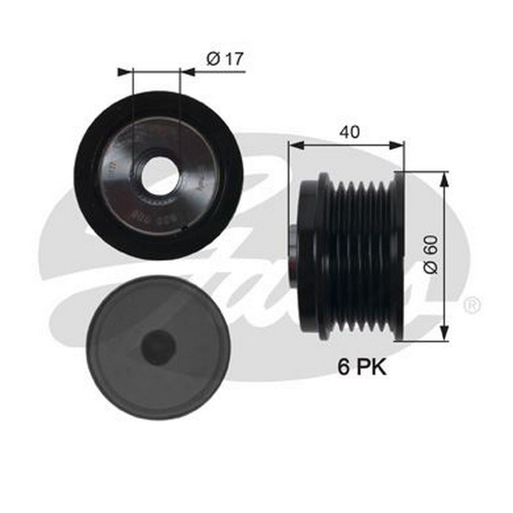 ALTERNATOR KASNAGI RULMANLI B MAX 11> CMAX 11>  ECOSPORT 17> FIESTA IV 08>17  FOCUS III 11> GRAND CM