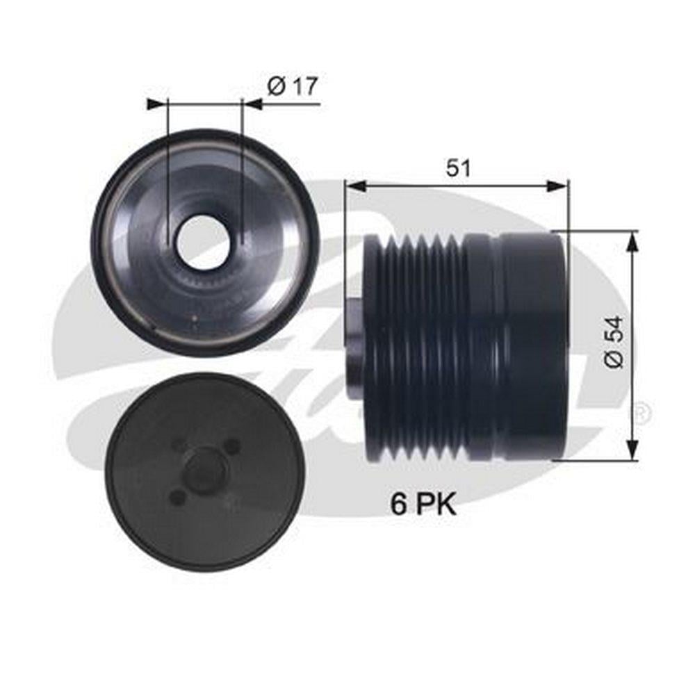 ALTERNATOR KASNAGI (RULMANLI) GRANDE PUNTO 1.3D (05 ) PUNTO EVO 1.3D (09 12) MITO 1.3JTD (08 )