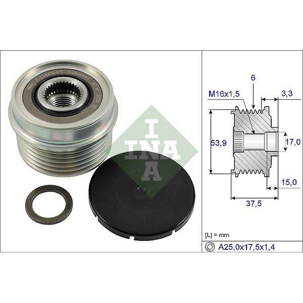 ALTERNATOR KASNAGI RULMANLI TRANSIT 2.4 TDCI 00>06 ALTERNATOR OEM NO ICIN 2C1T10300AB