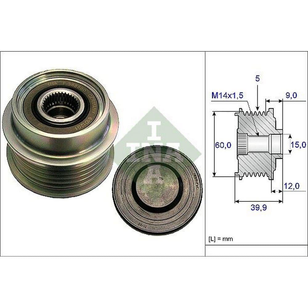 ALTERNATOR KASNAGI RULMANLI YARIS VERSO 1,4D 4D