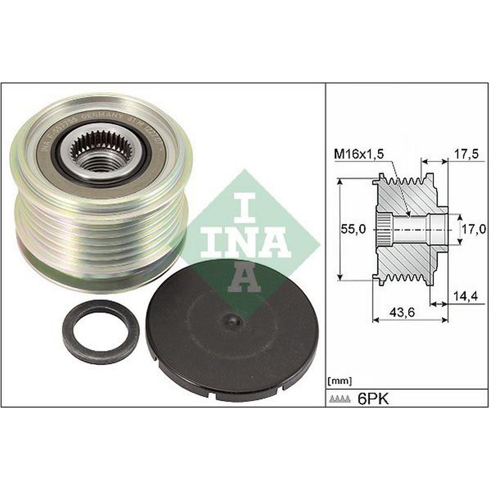 ALTERNATOR KASNAK CLIO II-MGN-KNG-SCENIC (K4M-K4J-K9K-F4P) (6 KANAL)