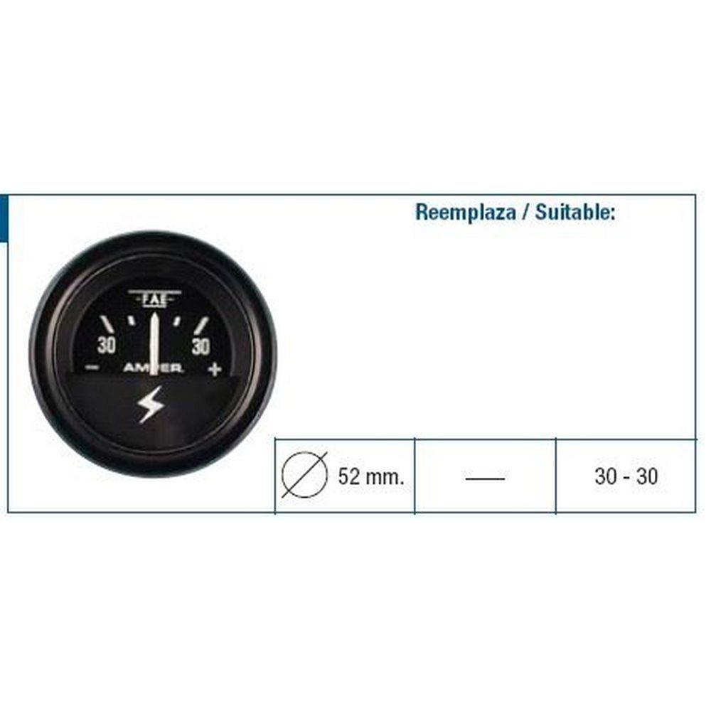 AMPERMETRE 30 X 30