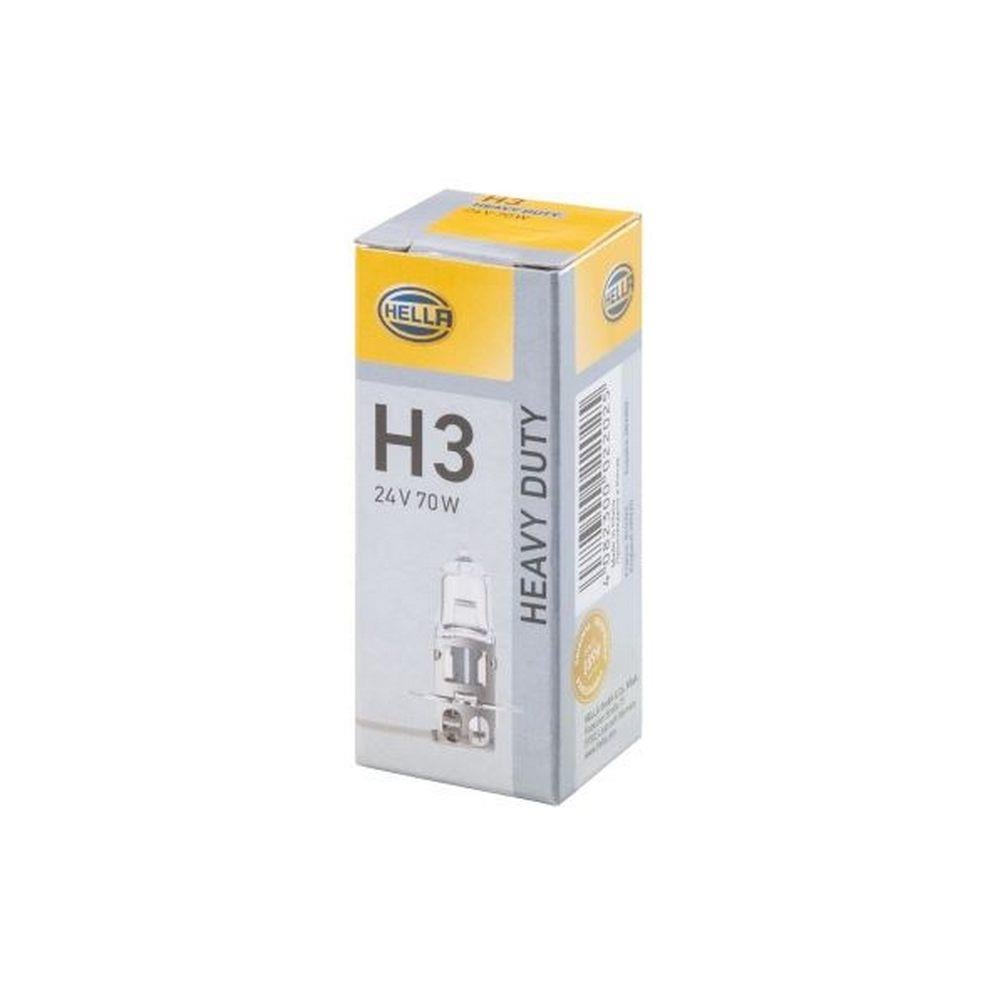 AMPUL UNIVERSAL H3 24V 70W HALOJEN (SIS FARI - UZUN FAR)