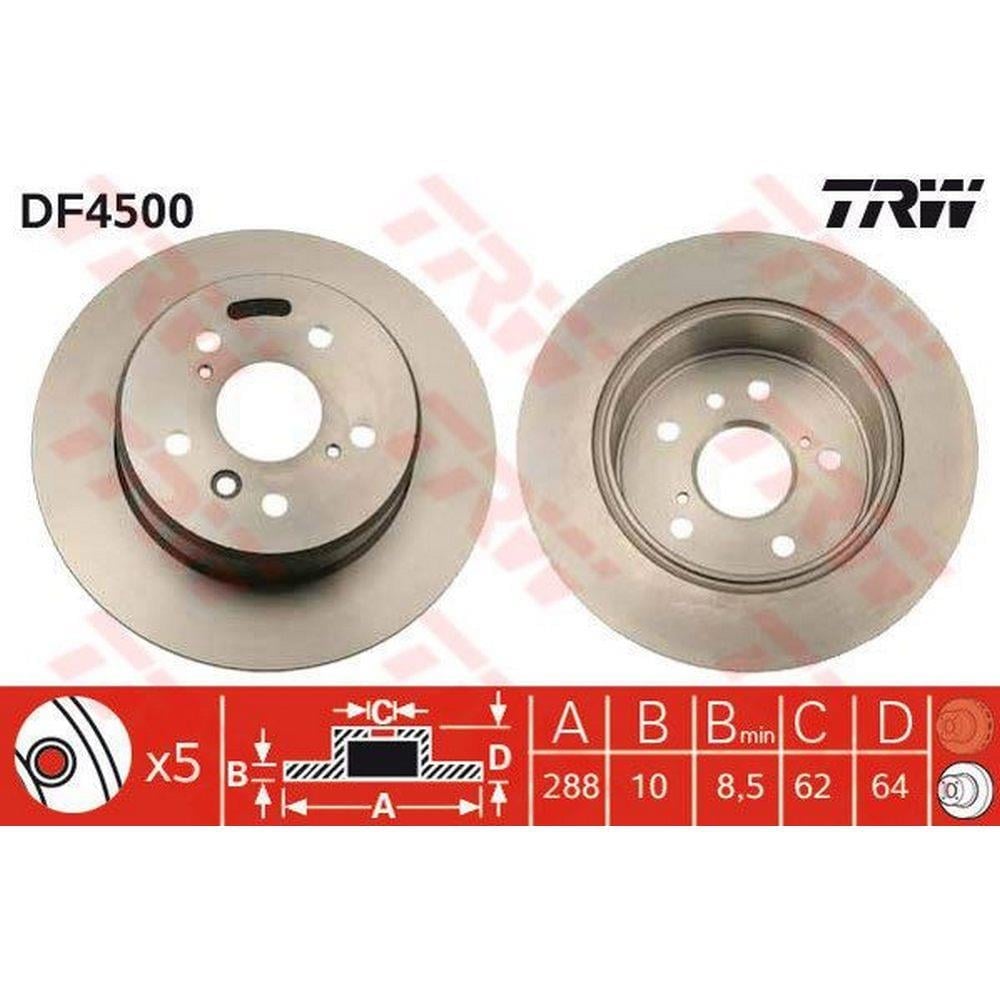 ARKA FREN AYNASI CAMRY _V30 2,4 VVT I / 3,0 V6 11 / 01 12 / 05 CAMRY _VI 2,2 / 3,0 06 / 91 08 / 96