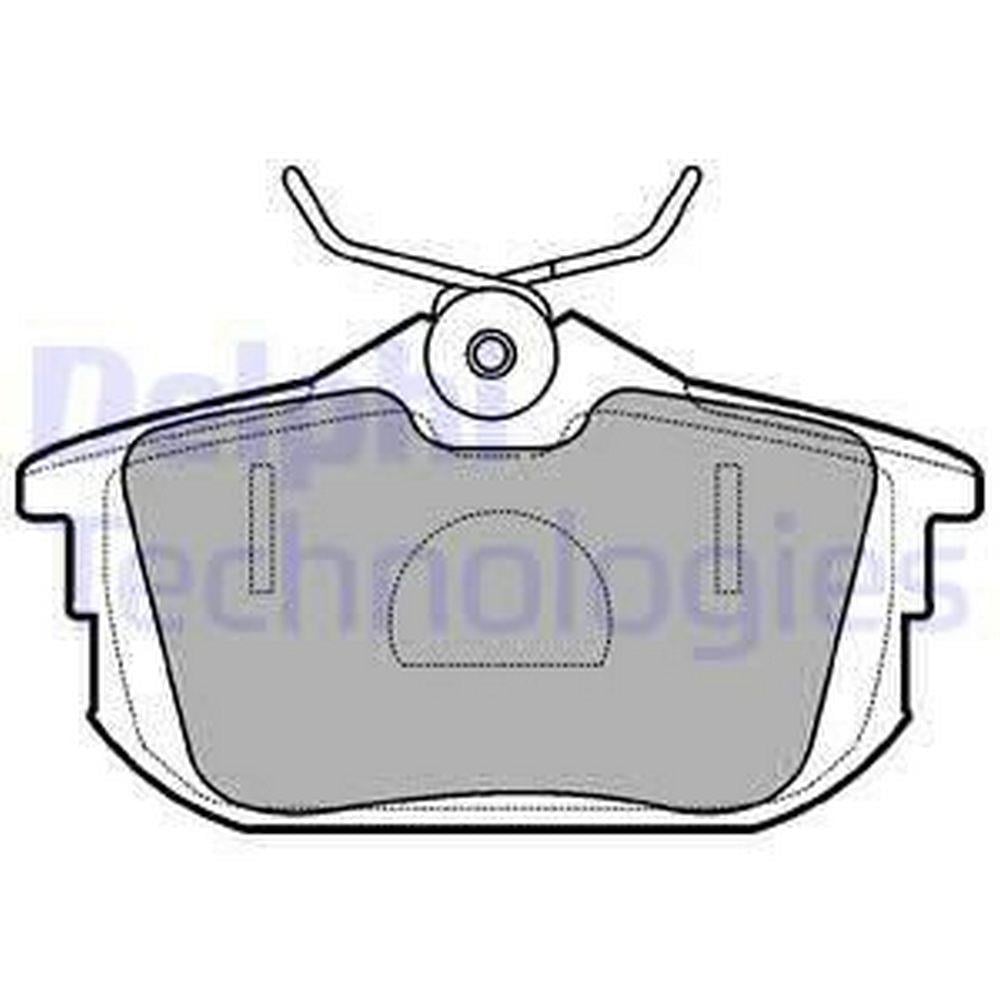 ARKA FREN BALATASI MITSUBISHI CARISMA 96-06 COLT 04-10 SPACESTAR 98-04 PERSONA WIRA 00-02 VOLVO S40