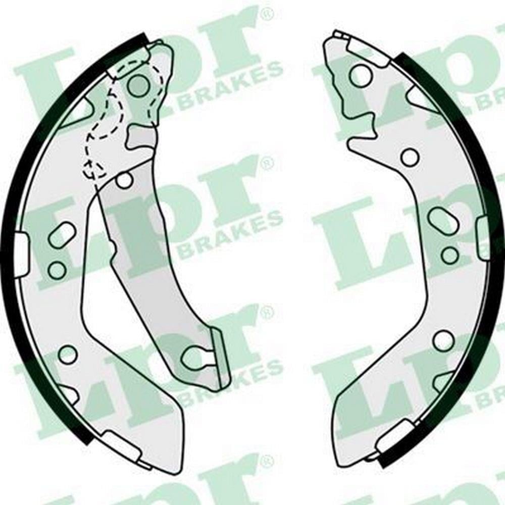 ARKA FREN BALATASI PABUC KAMPANA GENIS TIP HYUNDAI HYUNDAI ACCENT 1.3 1.5. 1.6 2000-2005 EXCEL 1990-
