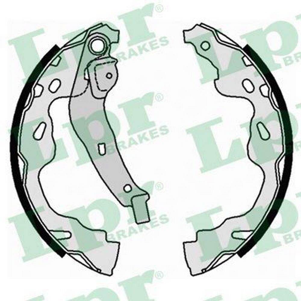 ARKA FREN BALATASI PABUC TOYOTA VERSO 04-09 YARIS 03-05 SPLASH 08-> SUZUKI SWIFT III 06-> CITROEN C1